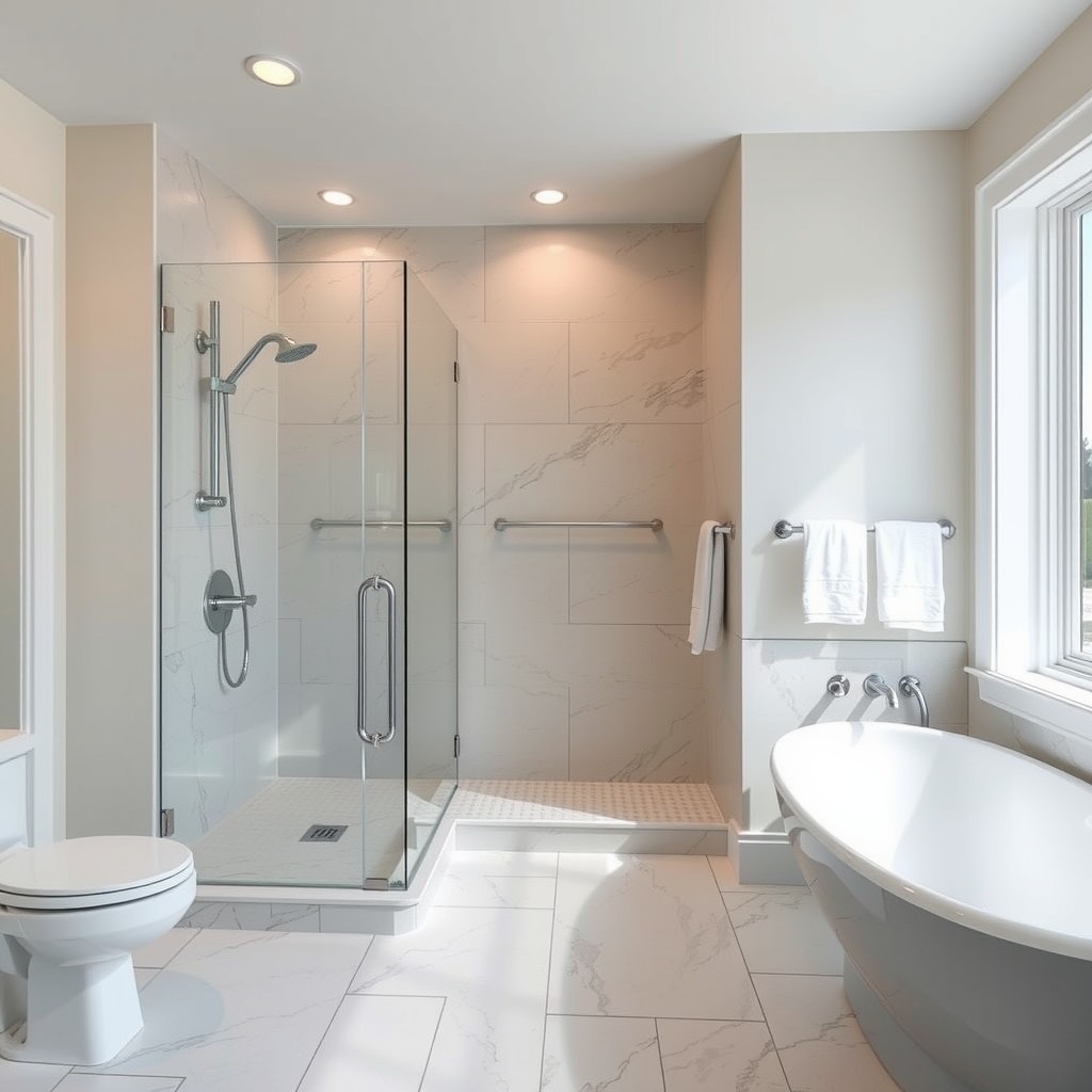 Baño remodelado tipo spa
