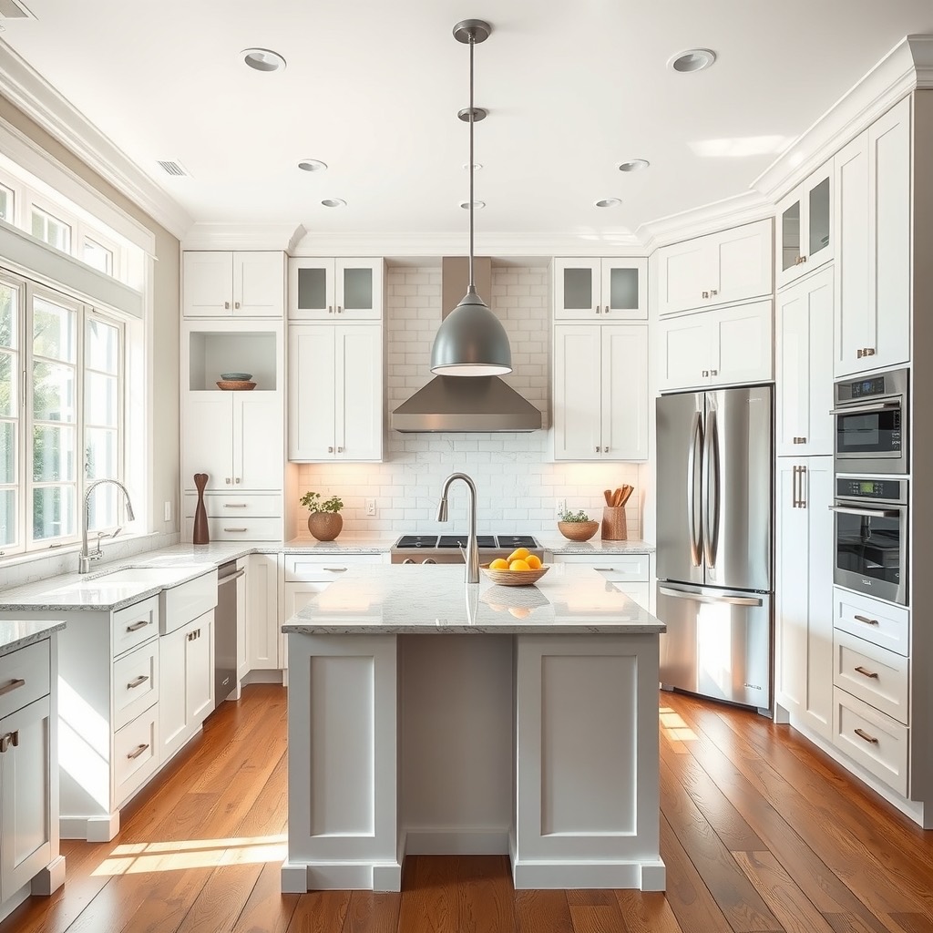 Cocina remodelada moderna